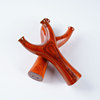 Copper slingshot from natural wood with flat rubber bands, wholesale, science and technology