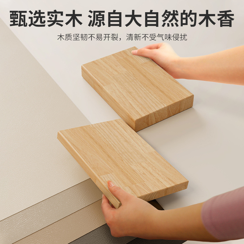 Escritorio de cabezal de cama de madera sólida simple diseñador creativo blanco moderno de lujo ligero de alta calidad dormitorio principal nuevo estilo