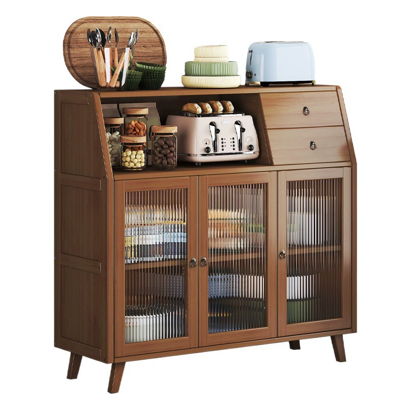 Кухонный сервант для дома, спальни, напольный многослойный чайный шкаф, многофункциональный скандинавский современный простой легкий роскошный шкаф для хранения