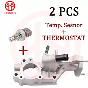 Suitable for Chevrolet thermostat housing assembly 24101252 25192923 5PCS thermostat