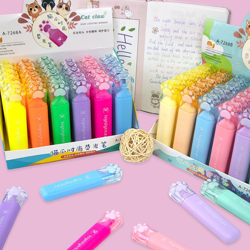 Cartoon fluorescence creative cute high quality set