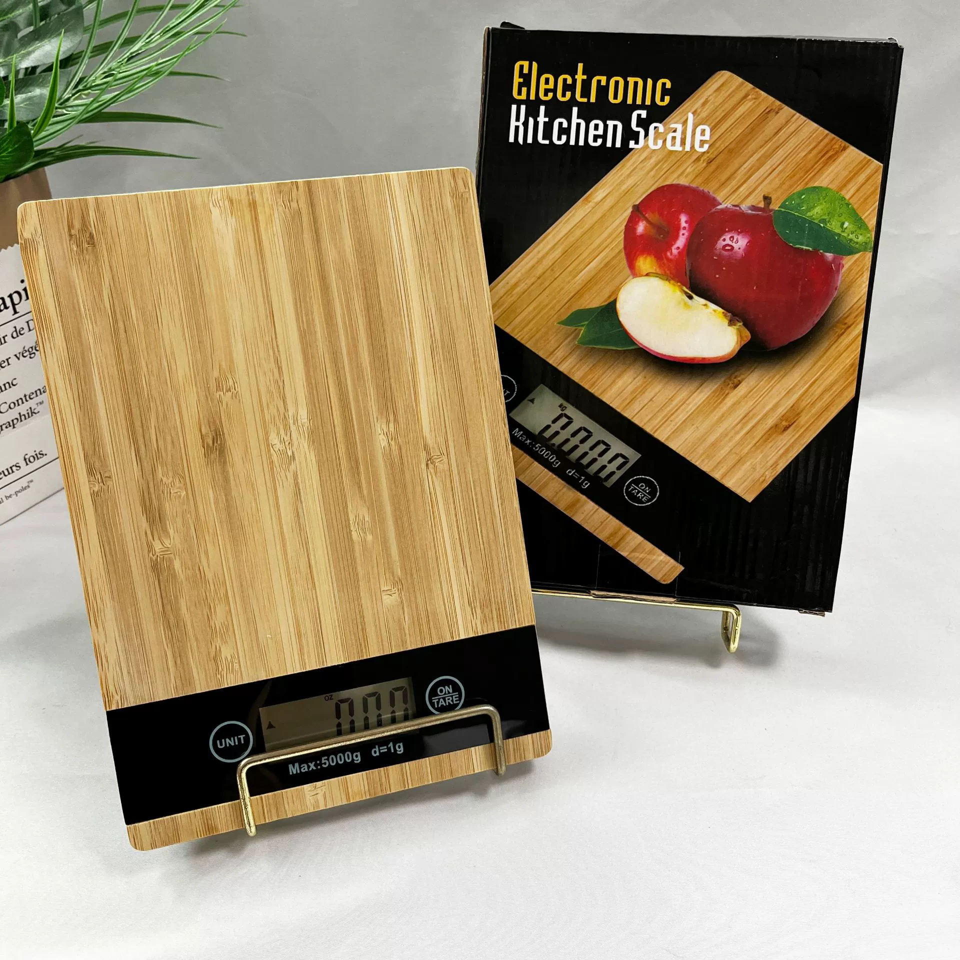 Недавно модернизированные трансграничные деревянные бамбуковые панели 5 кг кухонные весы для пищевых материалов, весы для выпечки электронные весы для домашних весов