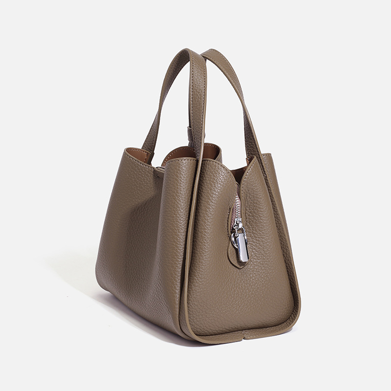 2024 new niche design vegetable basket portable women's bag, simple and versatile, high-end feeling, single shoulder_voghion.com