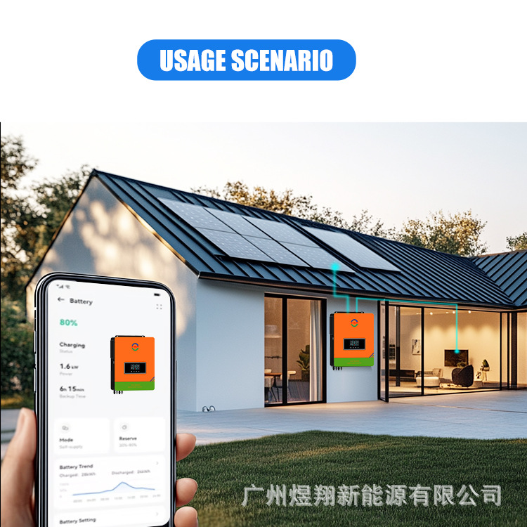 Inverter solar fotovoltaico de alta frecuencia de 10KW almacenamiento de energía fotovoltaica fuera de la red