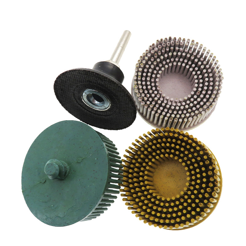 Venta caliente transfronteriza cepillo de limpieza eléctrico de 2 pulgadas 3-color aguja de ciclón carborundum pulido de goma cabeza de cepillo de taladro eléctrico al por mayor image 7