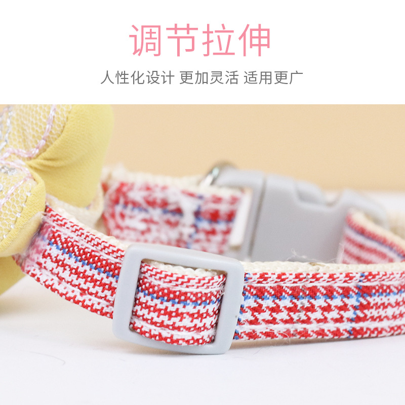 Fábrica de nuevo collar de mascota simple en forma de pez collar gatos multicolor corbata de mascota al por mayor