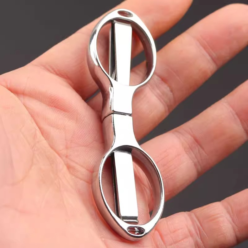 낚시 가위 다기능 접이식 휴대용 리드 가죽 PE 라인 낚시 라인 낚시 기어 스테인레스 스틸 야외 합금 가위