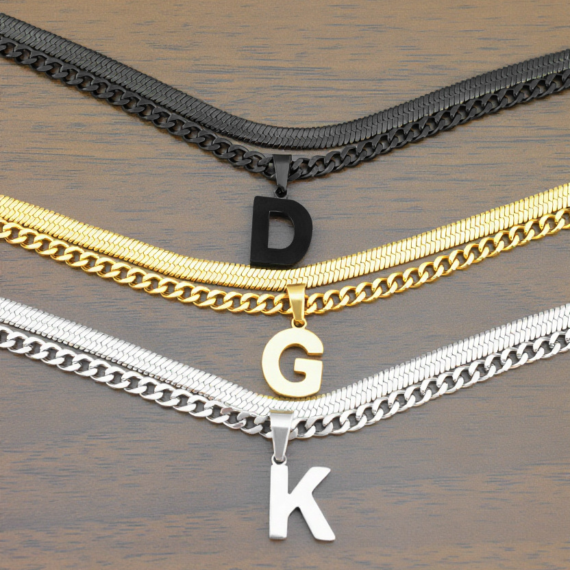 Iconic Cuban Link Chain Necklace For Men With Pendant Symbol_voghion.com