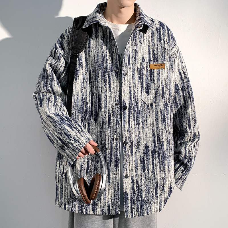 2024 Nuove giacche primaverili e autunnali, cappotto Pi Shuai versatile per il tempo libero di alta strada retrò alla moda da uomo_voghion.com