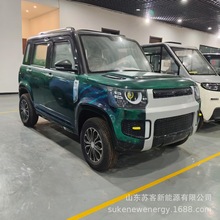 四轮电动车家用接娃新能源越野电动汽车老头乐代步油电瓶车