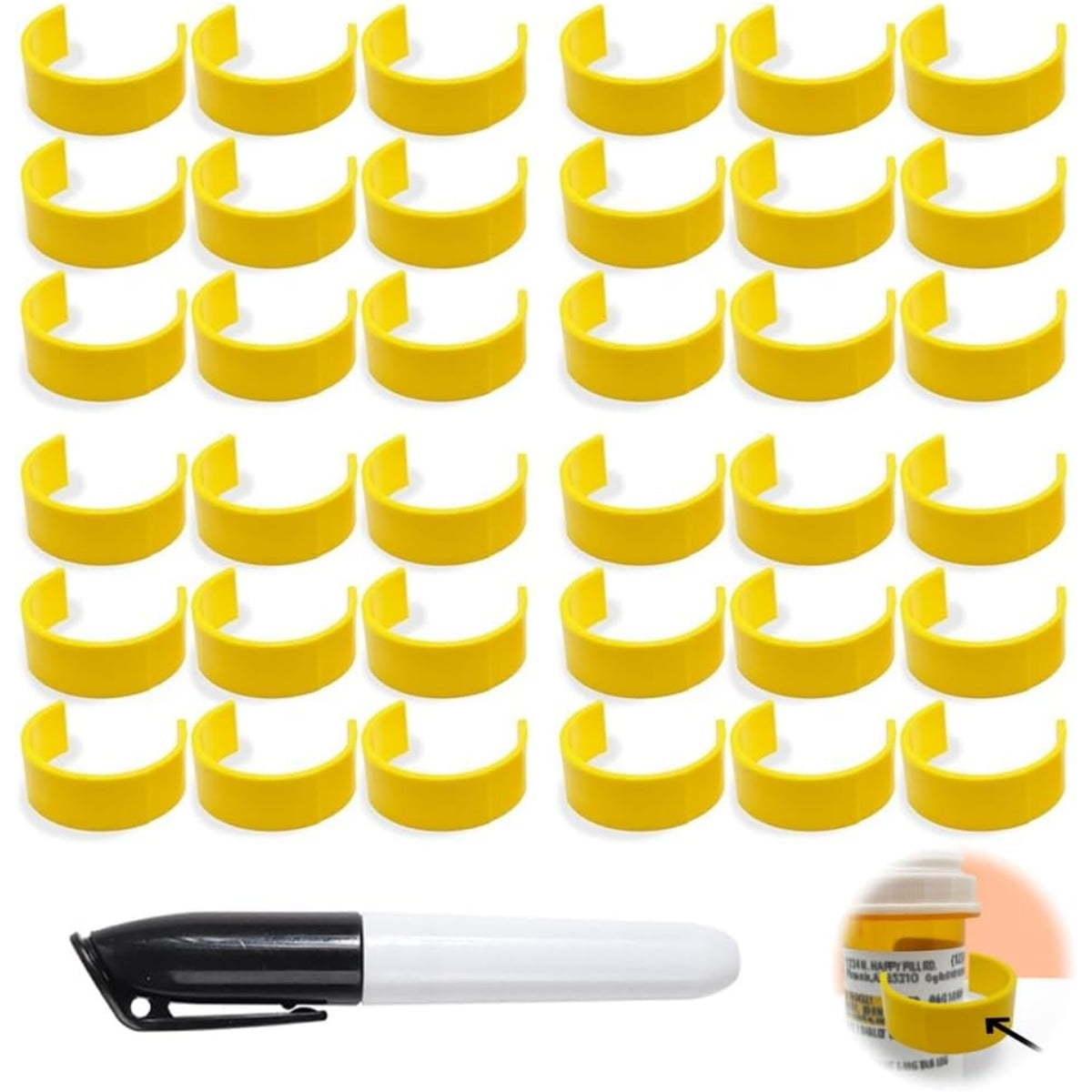 新品药瓶标签夹家居日用工具夹子Clips for Pill Bottles