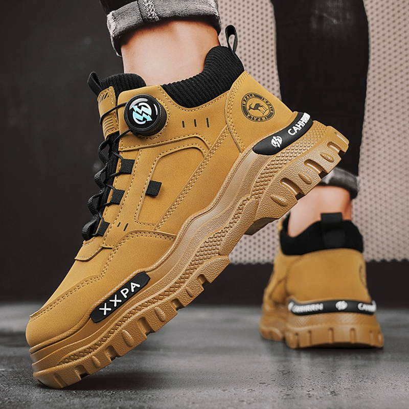 Зимние высокие ботинки Martens, альпинистский спортивный стиль, рифлёная подошва, размеры 39–44