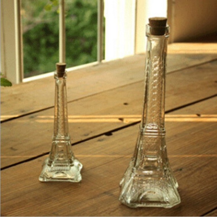 Jarrón de vidrio París Torre Eiffel botella que deseen botella de regalo de San Valentín botella de corcho botella de aromaterapia botella de estrella image 4