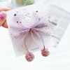 Children's hairgrip, hair accessory with bow, hairpins for princess, crab pin
