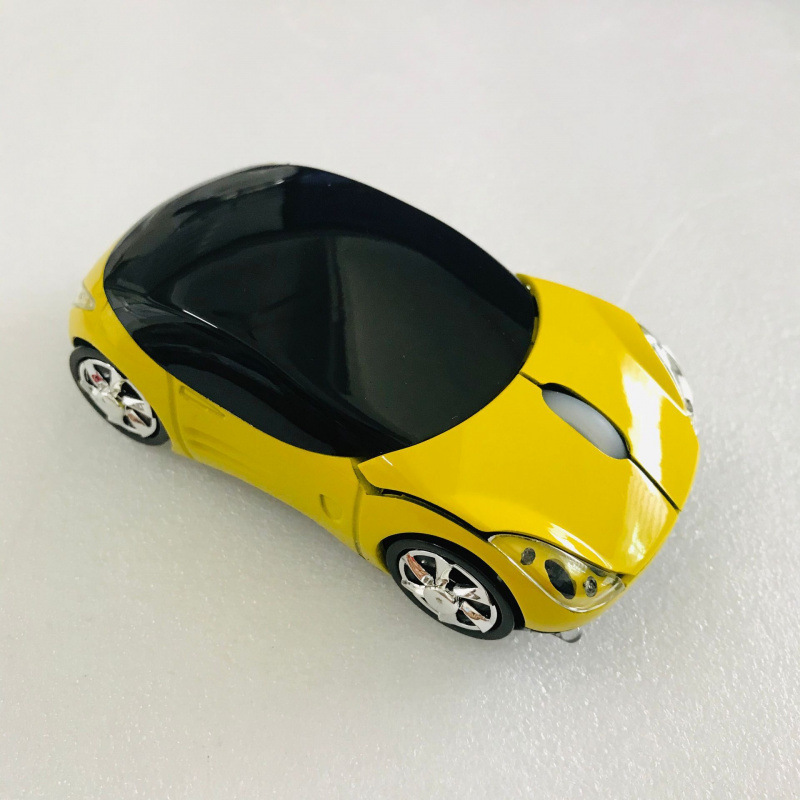 Ratón de automóvil rojo inalámbrico cool 3D computadora deportiva lindo silencioso juego de deportes de oficina transfronterizos