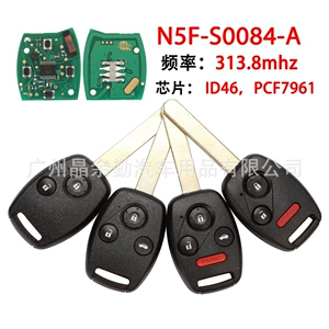 N5F-S0084A 2/3/4 düyməli Honda Civic pultu 313.8Mhz ID46 çip