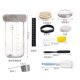 Graduated Glass Sealed Jar Fermented Seed Petri Dish Natural Yeast Lupang Fermentation Tank Caviar Bottle with Lid