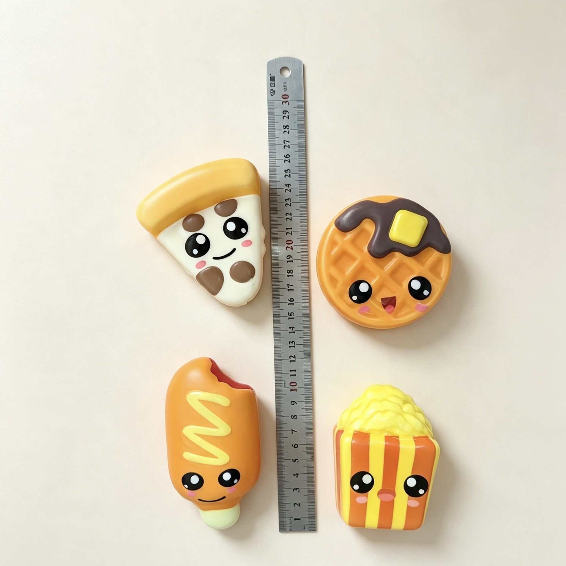 Nuevos productos de venta caliente simulación bocadillos hot dog donuts helado rebote lento pellizco de compresión juguete fábrica de cabello recto image 4