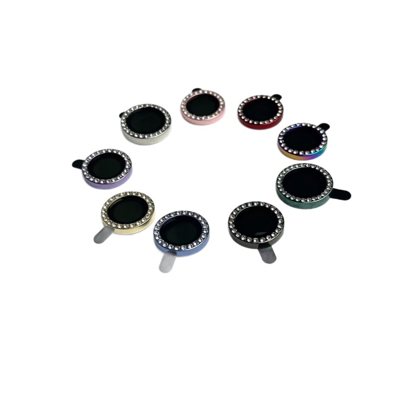 Aplicable iPhone16e película de lente de diamantes de imitación diamante de punto ojo de águila Apple 15Promax etiqueta protectora de diamantes de cámara