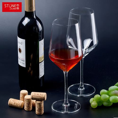 Shidao red wine glass set home creative crystal cup grape European glass goblet wineware tasting dessert wine glass