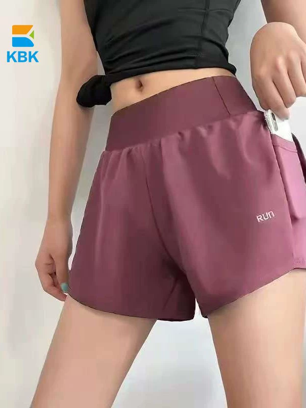 Спортивные леггинсы с шортами, комплект, защитное нижнее белье для зала, дышащий ростометр, летнее комфортное белье для коррекции формы бедер, высокая талия, для бега