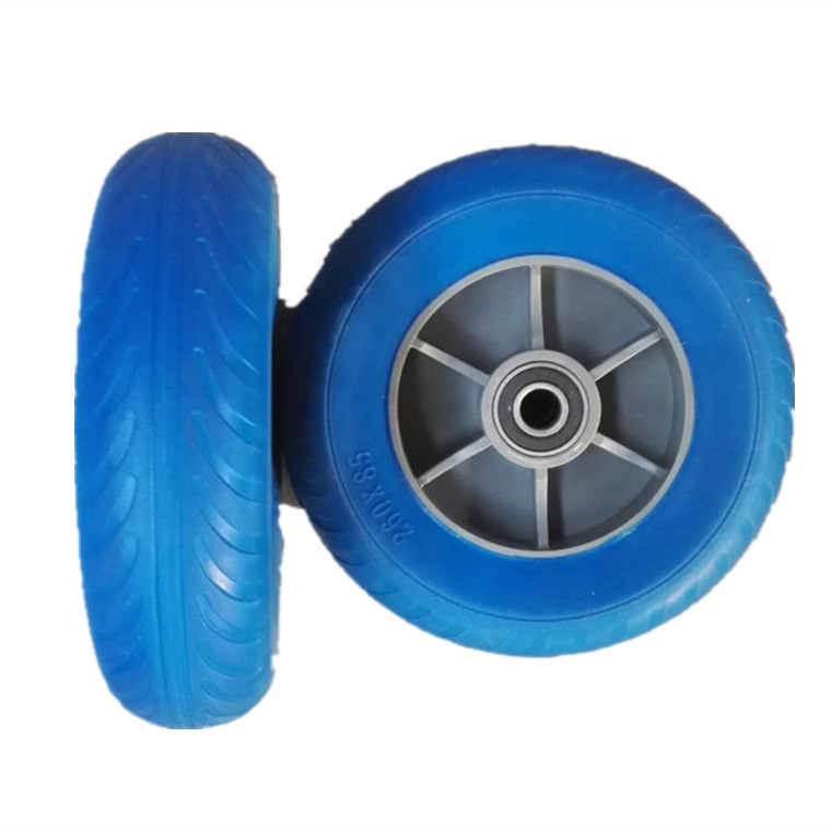 出口10英寸聚氨酯PU发泡轮 260x85韩国轮子