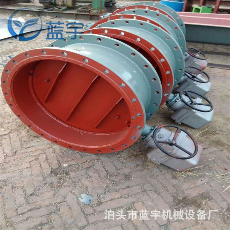 电动通风蝶阀DN1200调风阀多叶冷风阀除尘器蝶阀管道冷风风阀
