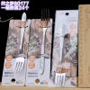 Jingzhimeng 80177 stainless steel table spoon