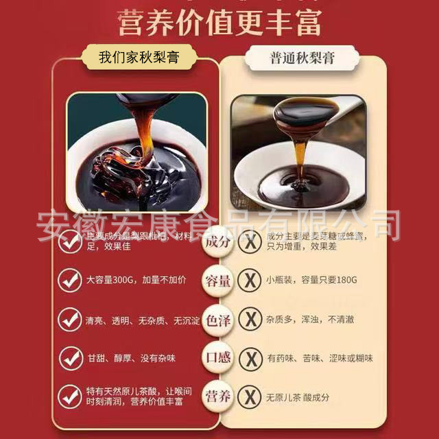 【正宗枇杷秋梨膏】古法炮制四季常备老少皆宜真材实料可批发代发|undefined