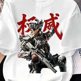 男童短袖纯棉中大童时尚宽松衣服韩版上衣夏装潮流可爱帅气T恤