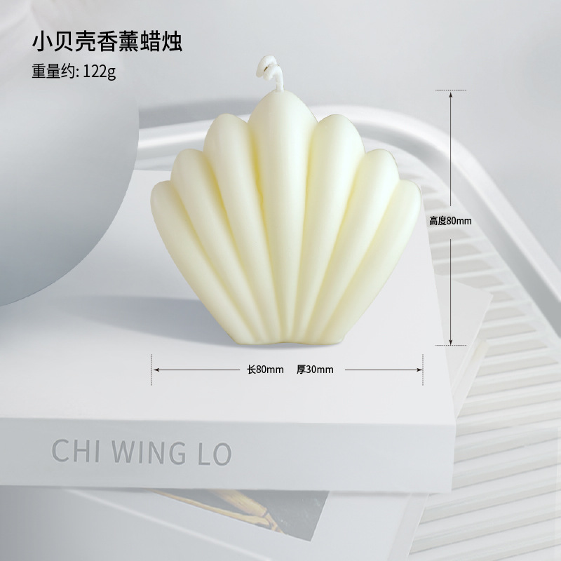 40 velas de aromaterapia de arte de estilo nórdico, modelos calientes, líneas hechas a mano, velas creativas geométricas blancas