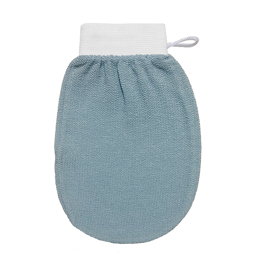 150D medio fina arena viscosa fibra de seda de imitación guantes de baño Toalla de baño artefacto no duele la piel fregado de barro especial