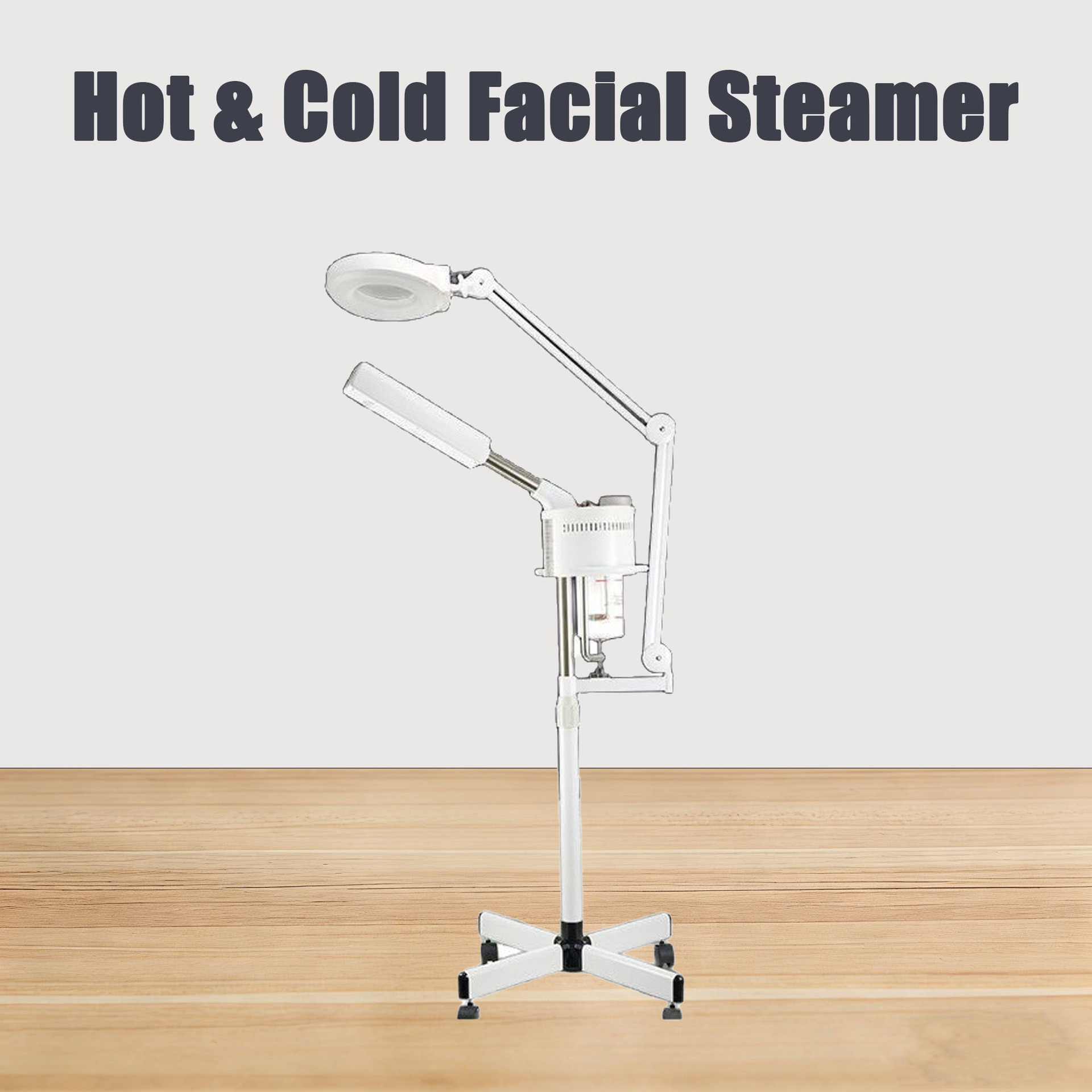 Cross-Border New Hot Spray Hydration Device Beauty Salon Two-In-One Facial Steamer Hydration Device Hot Spray Hydration Beauty Device