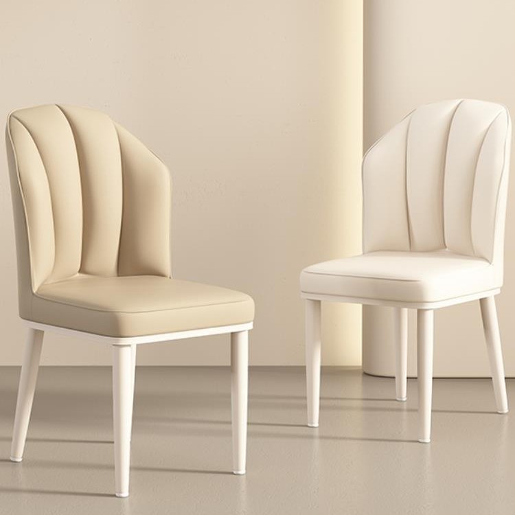 Cream Style Dining Chair Light Luxury Advanced Sense Minimalist Modern Simple Designer Internet Celebrity Makeup Home Backrest Chair