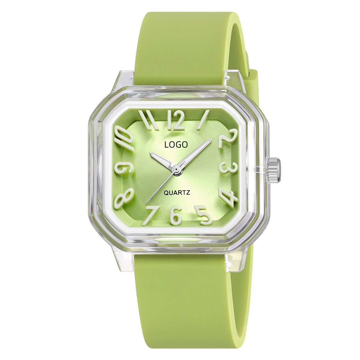 Verano color gelatina pequeña relojes frescos estudiantes de silicona correa de cuarzo impermeable relojes personalizados regalos de vacaciones personalizados
