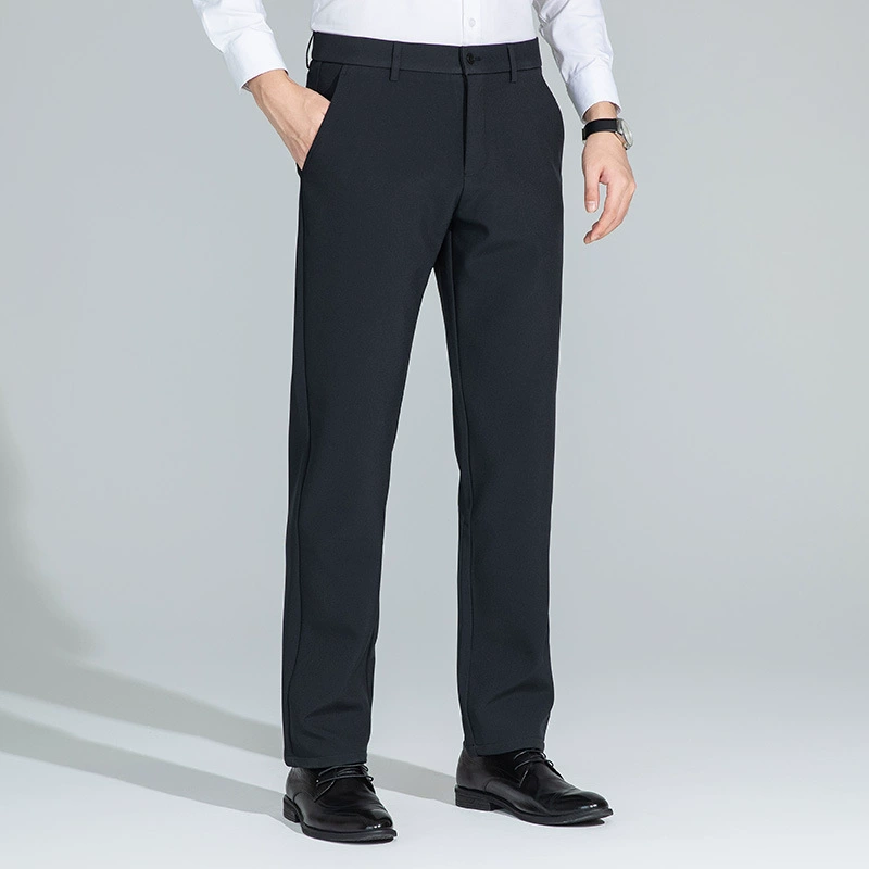 Устойчивые к загрязнению и водяному пуховым брюкам зимние мужские плюшевые толстые повседневные брюки