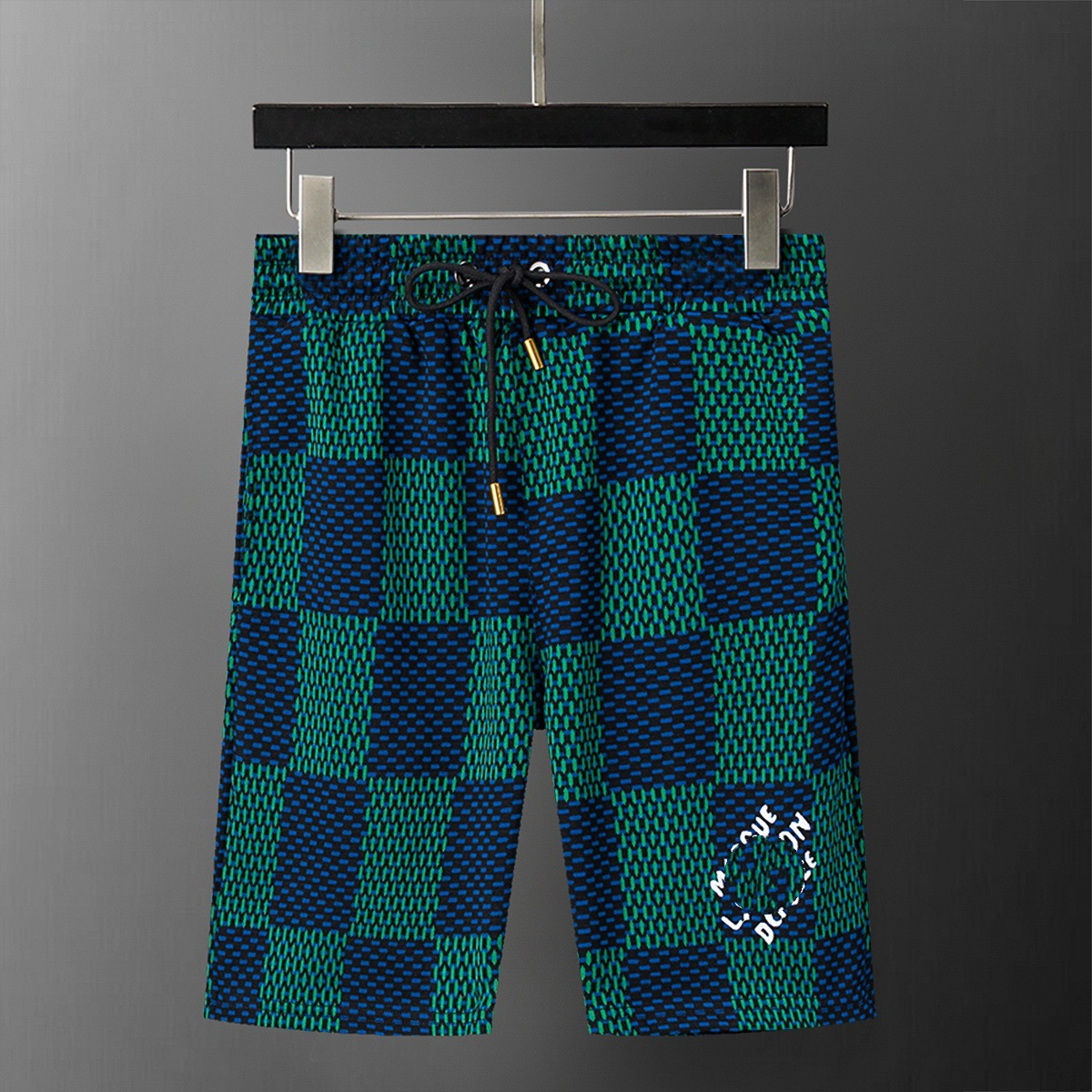 2025 New Summer Beach Pants Donkey Logo Knitted Shorts High L Version Casual Printed Shorts for Men