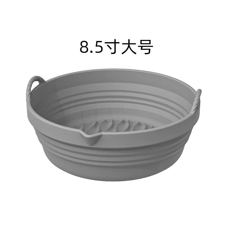 Bandeja de silicona para barbacoa Zibo, tapete para freidora de aire y parrilla, bandeja especial para drenar aceite, tapete plegable y resistente a altas temperaturas.