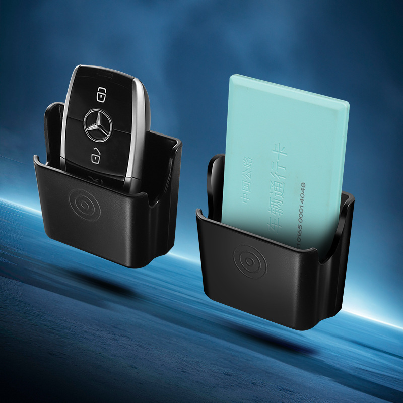 Cross-Border Automotive Supplies Key Storage Box Car Dashboard Sundries Anti-Lost Storage Bag Pass Card Storage Box