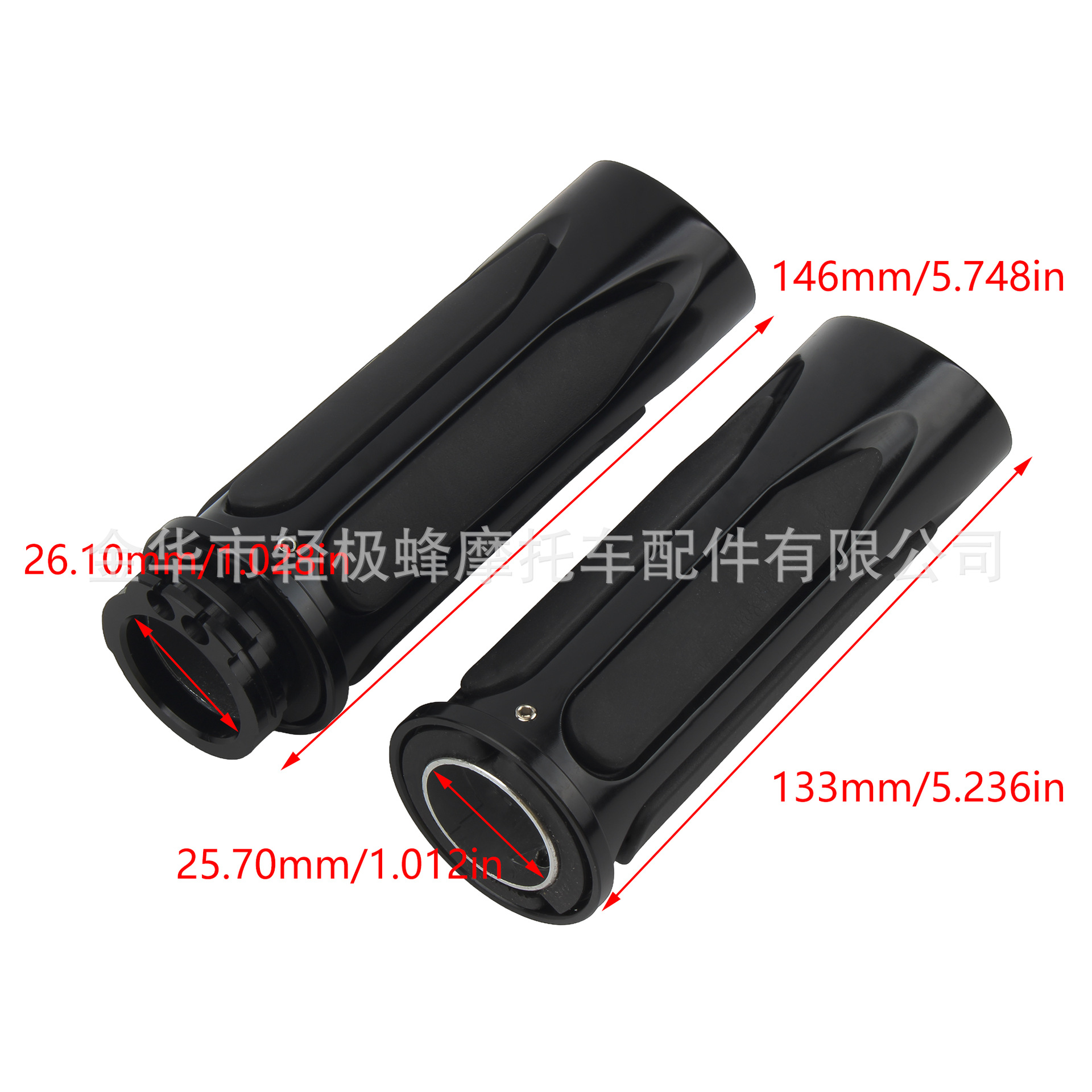 Motorcycle Accessories Handlebar Cover Harley Prince Retro Handlebar Anti-Slip Wear-Resistant Zinc Alloy Handlebar Street Car Modification