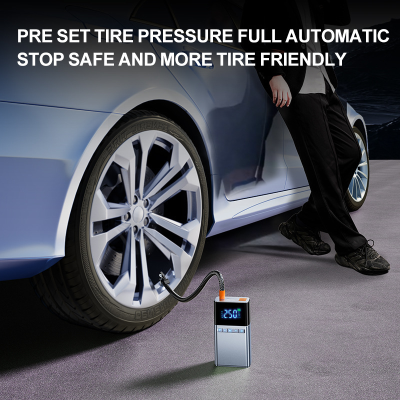 [Yl03] Cross-Border Portable Car Emergency Jump Starter Multifunctional Air Pump and Power Bank All-In-One Device
