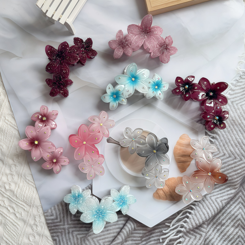 Elegante fermacapelli a fiore di baobab stile francese per donna_voghion.com