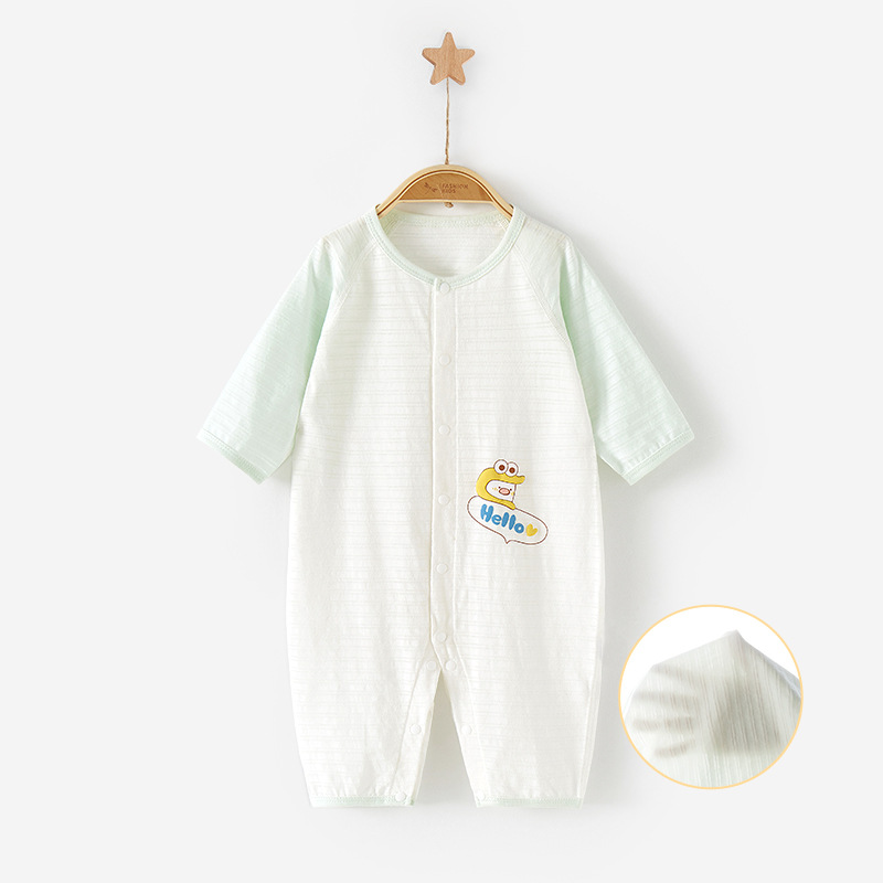 Mono de bebé para primavera y verano, de manga larga, fino, para aire acondicionado, ropa para recién nacidos, ropa de verano para niños pequeños, mono para bebés, niños y niñas. image 11