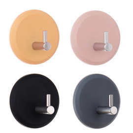 跨境新品简约挂勾强力粘胶贴壁挂硅胶挂勾无痕免打孔门后浴室粘勾