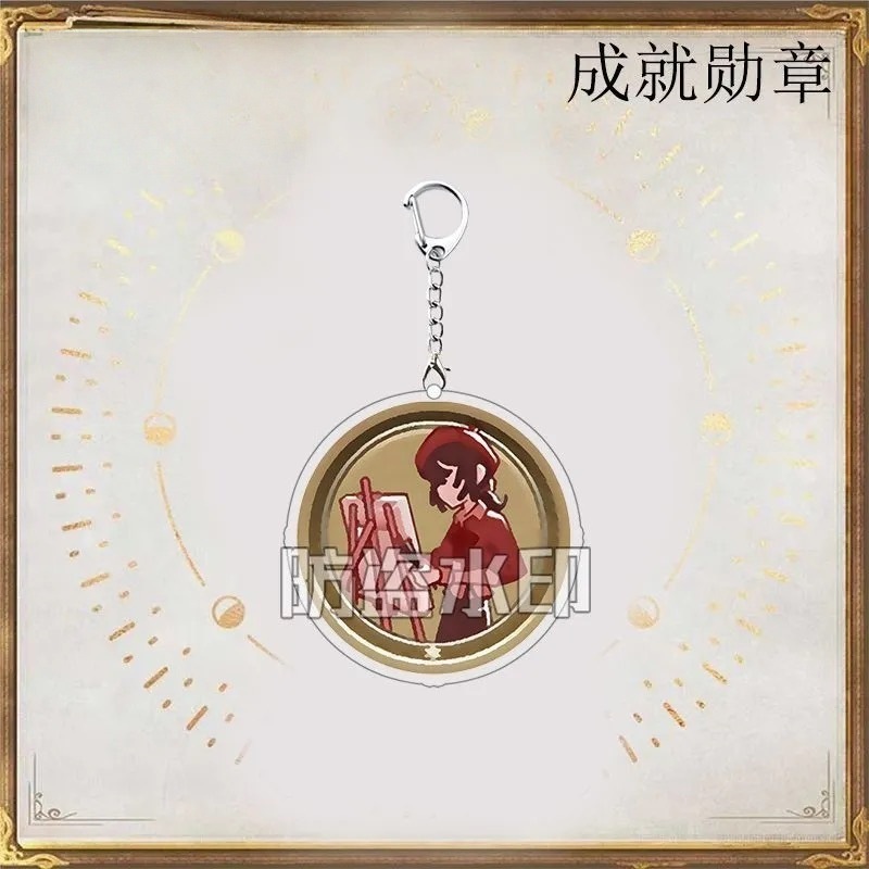 第五人格 アchievement バッジ キーホルダー ルカララ チーム ミュージシャン 少女 アクリル スクールバッグ ペンダント|undefined
