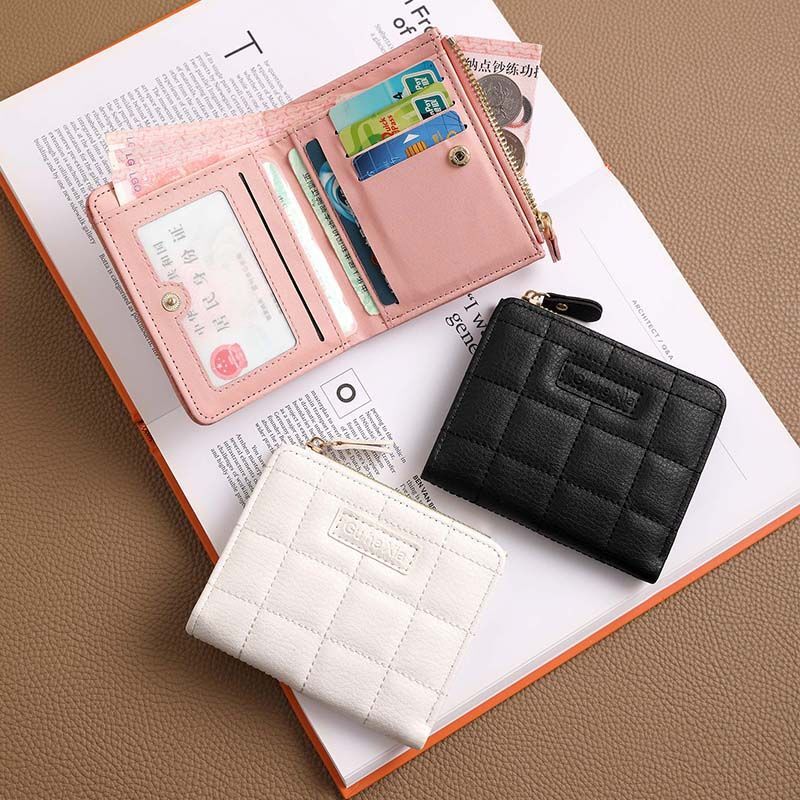 New Korean Style Multi-Functional Large-Capacity Short Student Wallet Multi-Card Slot Bag Coin Purse Women's Card Holder Small