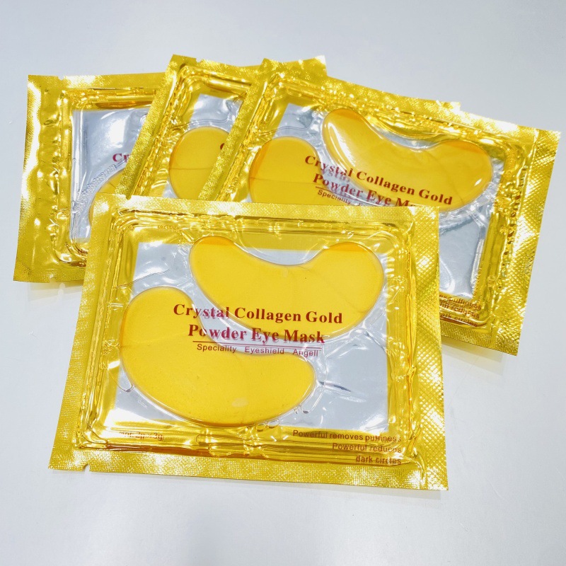 Parches de Hidrogel para Ojos con Colágeno Cristalino Soluble, Empaque en Inglés Completo, para Comercio Internacional, Amazon