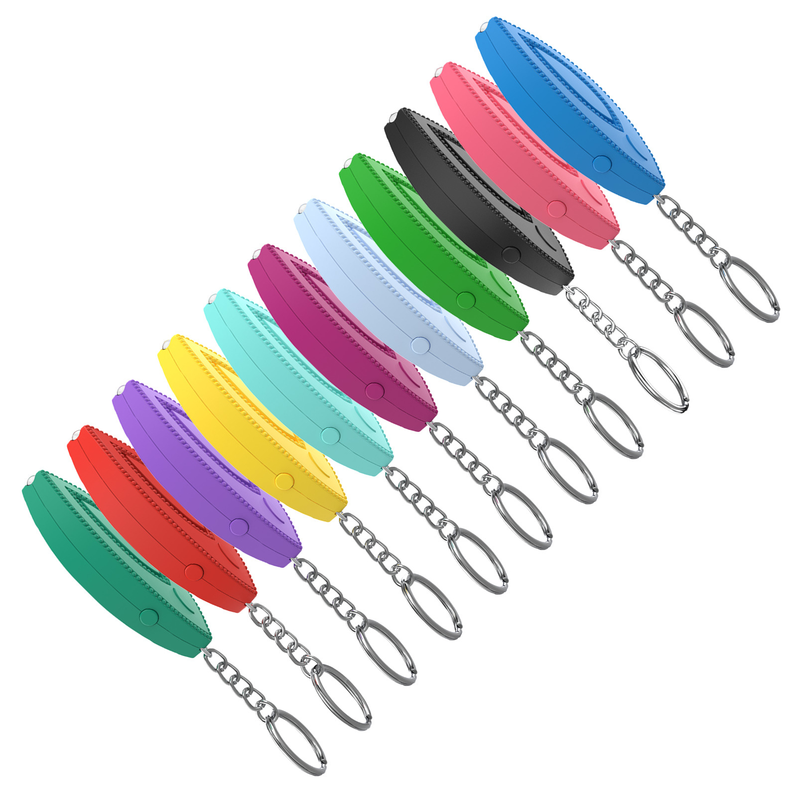 Alarma Personal Forma de Hoja MP-A04 con Luz LED para Autodefensa