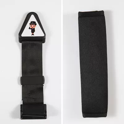 Belt Adjustment Retainer Anti-Stranglehold Seat belt shoulder pad - ice-silk-shoulder-pads-seat-belt-adjustment-device-2-piece-set
