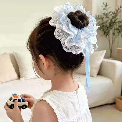Girls, Korean Style Scrunchie for | Saç üçün rezinlər